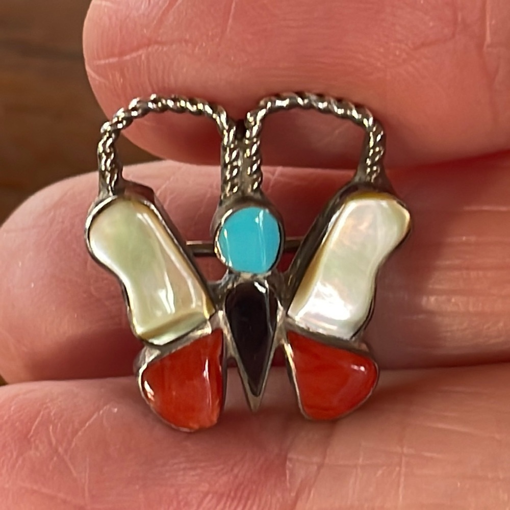 Sterling Butterfly Pendant/Pin